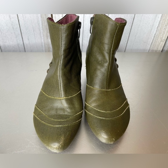 Eric Michael Web Shoemakers Booties Boots Studded Women US 5.5-6 EU 36 Spain - Picture 6 of 6